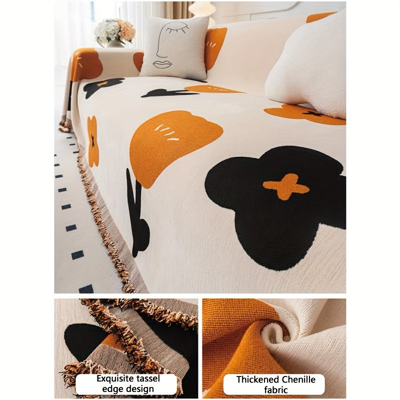 New Sofa Cover Cloth, All Season Universal, Non Slip, One Piece Full Coverage Sofa Cover Cloth