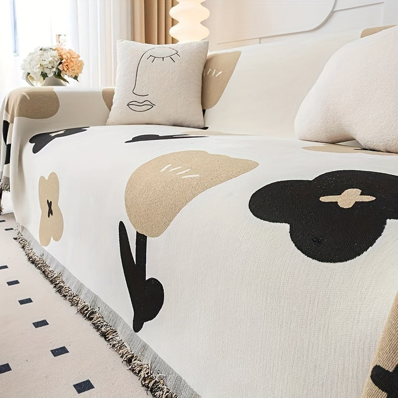 New Sofa Cover Cloth, All Season Universal, Non Slip, One Piece Full Coverage Sofa Cover Cloth