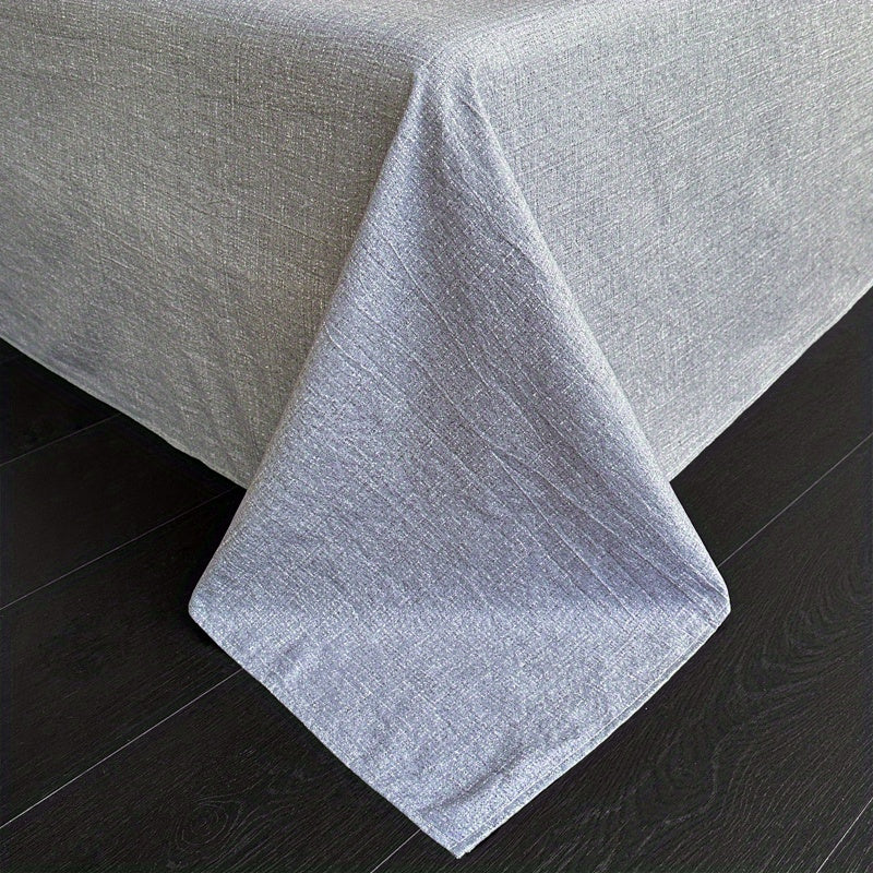 Ice Feather A-Class Thickened High GSM Linen Retro Style Double Layer Printed Three-Piece Set