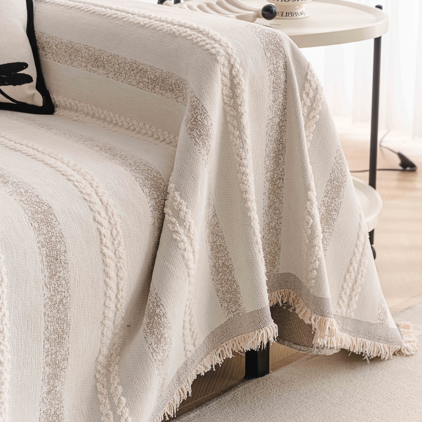 Modern Style Chenille Sofa Cover Universal Four Seasons, Non-slip