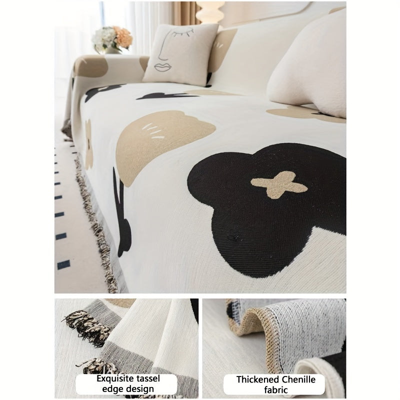 New Sofa Cover Cloth, All Season Universal, Non Slip, One Piece Full Coverage Sofa Cover Cloth