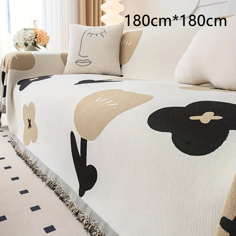 New Sofa Cover Cloth, All Season Universal, Non Slip, One Piece Full Coverage Sofa Cover Cloth