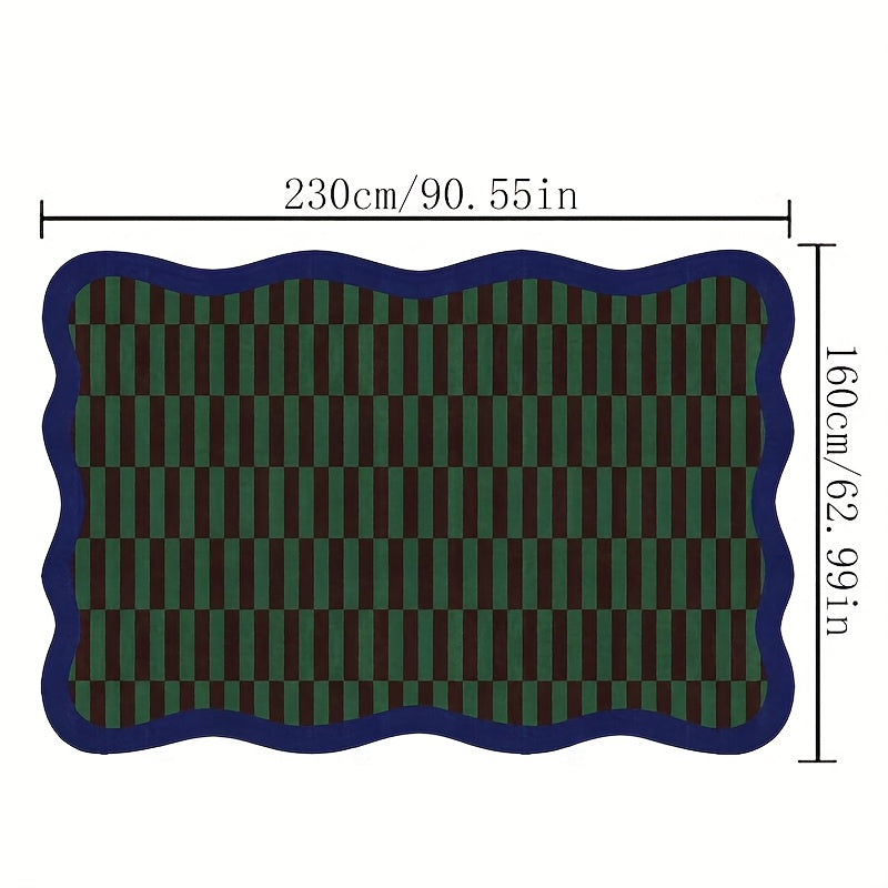 Gustation-Style Large Luxury Mat - Navy Blue