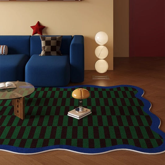 Gustation-Style Large Luxury Mat - Navy Blue