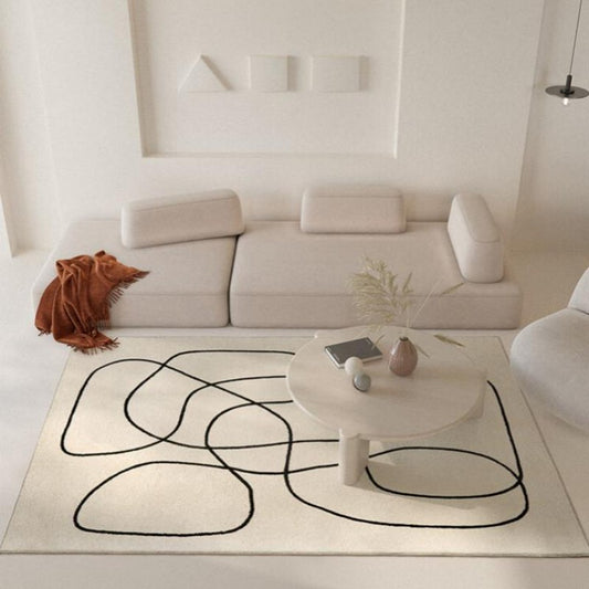 Luxurious Nordic-Inspired Fluffy Area Mat - Soft, Non-Slip