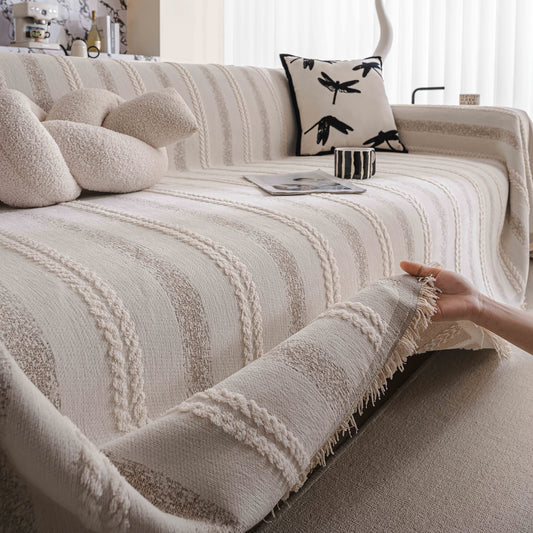 Modern Style Chenille Sofa Cover Universal Four Seasons, Non-slip