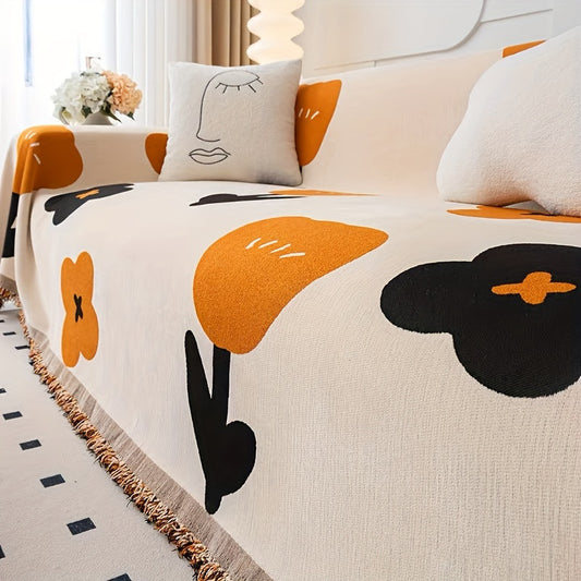 New Sofa Cover Cloth, All Season Universal, Non Slip, One Piece Full Coverage Sofa Cover Cloth