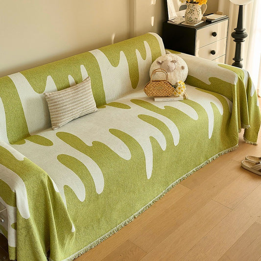 Pet-Friendly Sofa Cover Pet-Friendly, Machine Washable 1pc Vibrant Green