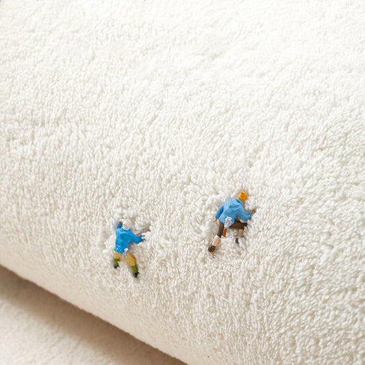 1000g+10mm Cute Pink Irregular Plush Soft Area Mat - Non-Slip, Washable, Machine Washable